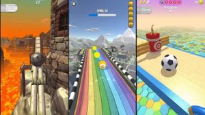 Action Balls VS Rollance VS Rolling Ball Sky SpeedRun Gameplay iOS Android Runninggames