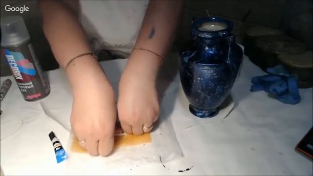 ''Камень Неба''. Создание объемного элемента. Университет Декупажа. Наталья Каримова смотреть онлайн