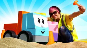 Мультик из игрушек Грузовичок Лева - Маша Капуки и игры для детей - Автосервис для машинок