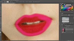 Накрасить губы в фотошопе. Губная помада в Photoshop