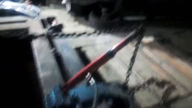 начало работы на самодельной стапели.
