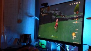 play genshin impact with me + luigi's mansion on switch OLED - September 23, 2022