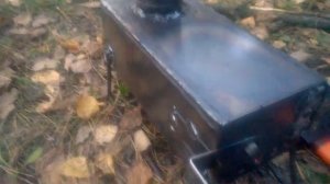 Обогрев в палатку , печь своими руками!!!