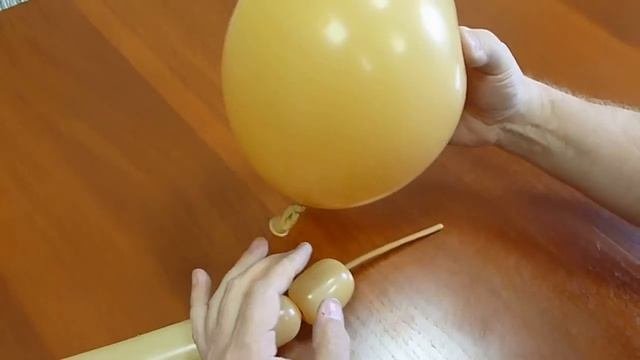 Соединение шара для моделирования с круглым воздушным шаром