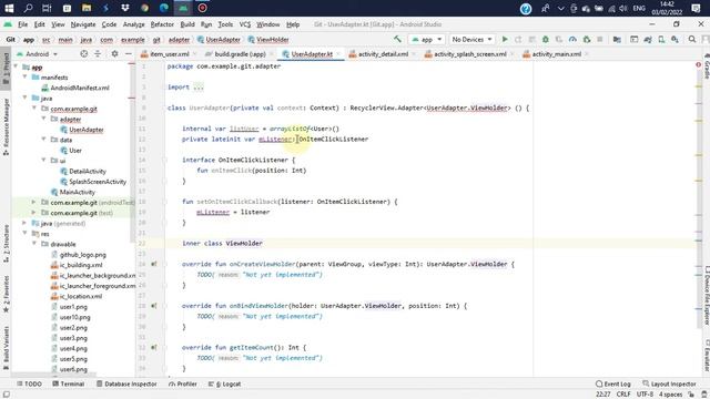 Making git apps | Using view binding and make adapter part 2 смотреть онлайн