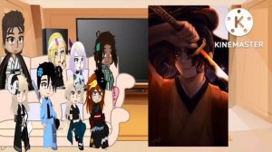 All for the game AU react to Father Neil as Muzan /Реакция Всё Ради Игры AU на отца Нила это Мудзан