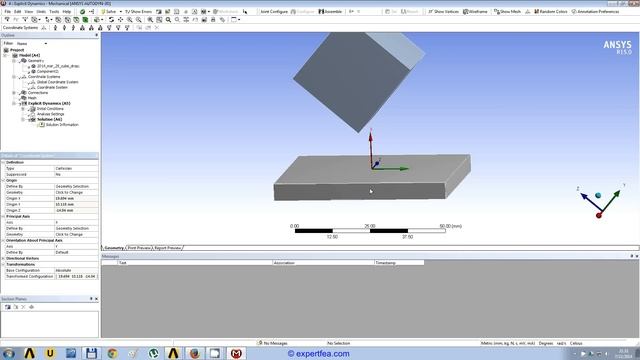 WEBINAR 5: ANSYS Workbench Explicit Dynamics FEA of soft rubbers/ jelly drop tests