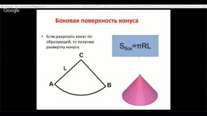 Геометрия 11 класс 23-24 неделя Конус