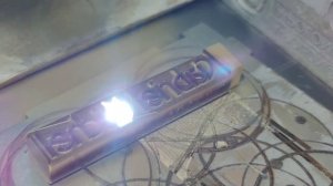 Лазерная гравировка клише. Глубокая гравировка. jpt 50 lp f163