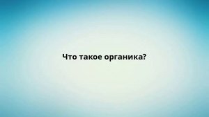 Что такое органика?