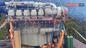Запуск двигателя Mercedes OM 444 LA