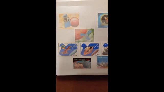 Марки  тематика Космос   страна Куба