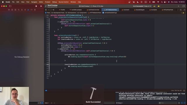 Реалити-создание приложения на Swift с разработчиком. Выпуск 4. Часть 2. смотреть онлайн