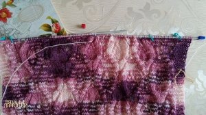 Рандомное вязание День 23 Вяжу Палантин спицами