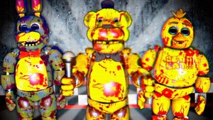 FNAF ЧТО СЛУЧИЛОСЬ с АНИМАТРОНИКАМИ из ФНАФ 1 !!! СЛОМАЛ КРОВАВОГО ФРЕДДИ и НАШЕЛ СПРИНГТРАПА !!!