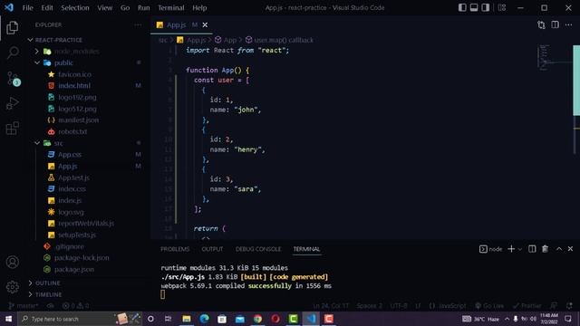 Map Method | React Js Tutorial For Beginners | #11