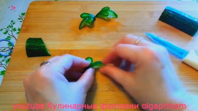 Как Красиво Нарезать Овощи! Цветы из Редиса и Украшения из Огурца! смотреть онлайн