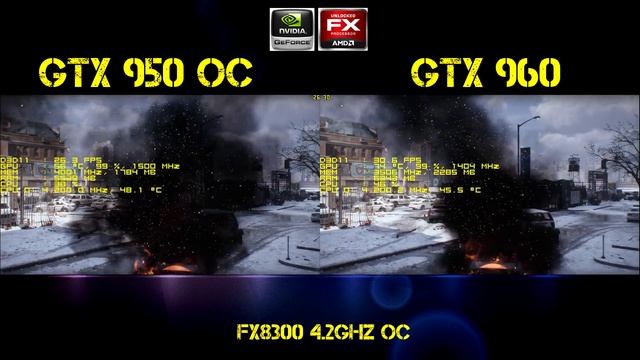Разогнанная GTX 950 VS GTX 960 смотреть онлайн