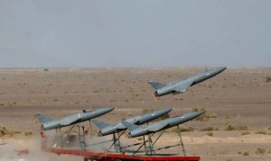 Герань-2, впервые показано видео пусков барражирующих боеприпасов "Герань-2"
