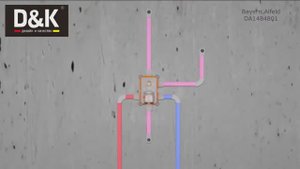 Как установить смеситель в стену для ванны и душа D&K Bayern Alfeld арт. DA1484801?