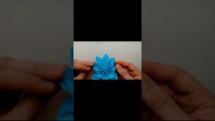 Цветок из бумаги 🌼 Поделки оригами на 8 марта #shorts