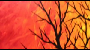 Aperçu vidéo du tableau contemporain : Silhouette d'arbre chaleureux.