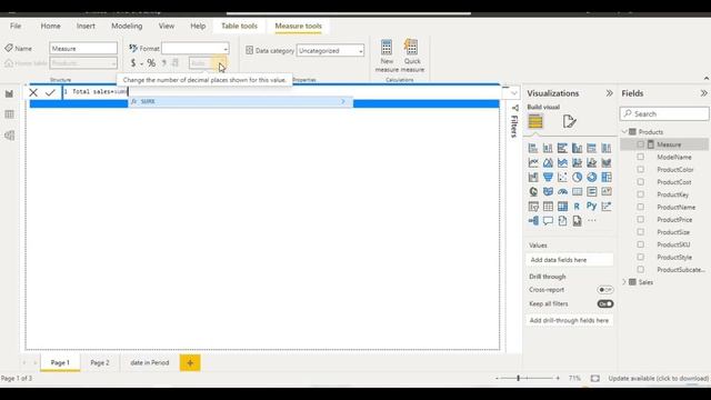 5.12 Power Bi dax related function
