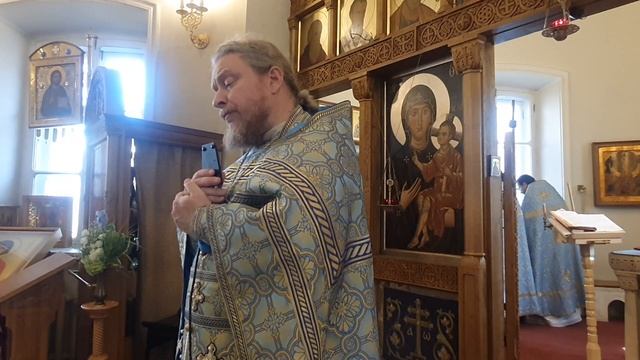 28.08.22 Успение Пресвятой Владычицы нашей Богородицы и Приснодевы Марии (прот. Федор Бородин) смотреть онлайн