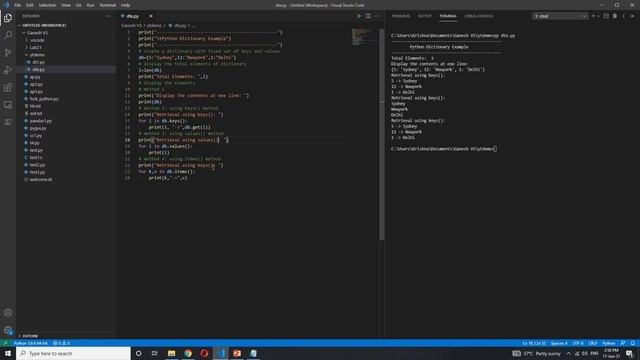 Learn Python Dictionary | Dictionary in Python | Python Beginners Tutorial