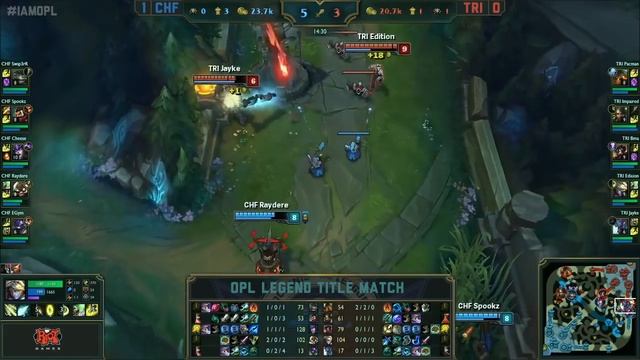 Trident eSports vs Chiefs | Game 2 OPL Legends Match Spring 2016 Week 1 Day 3 | TRI vs CHF G2 W1D3 смотреть онлайн