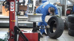 Шинономонтаж на станке BRIGHT 8650 - Техцентр 50 - Г. Видное - 4к