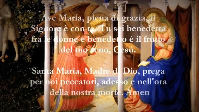 Catholic Prayers - Hail Mary, Italian смотреть онлайн