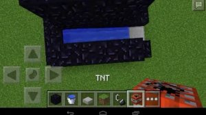 MinecraftPE как сделать ТНТ пушку без редстоуна