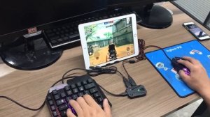 Игровая клавиатура для PUBG MOBILE и CALL of DUTY/Контроллер ПУБГ МОБАЙЛ