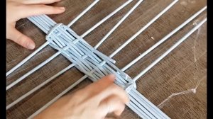 Плетеная люлька из бумажных/газетных трубочек. ЧАСТЬ 1: Овальное дно