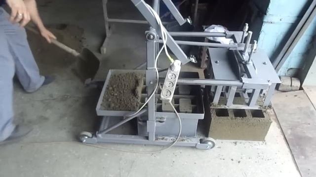 Изготовление шлакоблоков