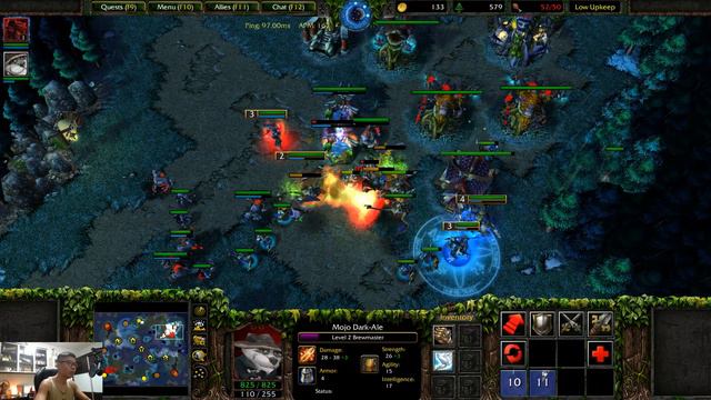 Warcraft 3 - Night Elf Versus Orc - Air Harass... HELP! смотреть онлайн