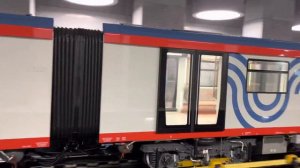 "Новье в обкатке" 81.775/776/777, "Москва 2020", отправляется со станции Кунцевская.