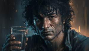 Группа КИНО - Виктор Цой - Последний Герой - нарисованный Нейросетью.