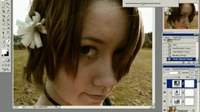 Старение цветной фотографии в Фотошоп.flv смотреть онлайн