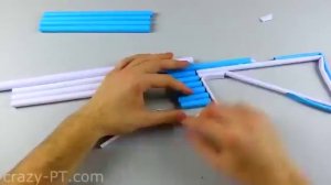 Как сделать из бумаги снайперскую винтовку, которая стреляет
