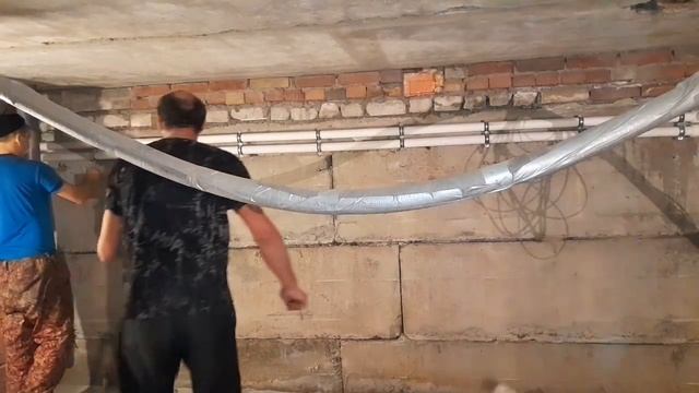 #канализацияводопровод Монтаж водопровода и канализации ,год спустя.