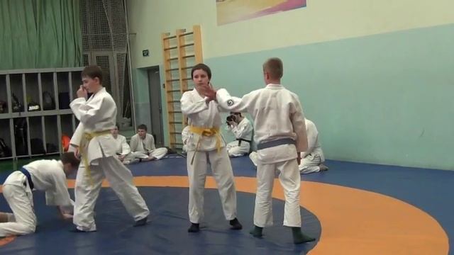 Экзамен по айкидо на красный пояс