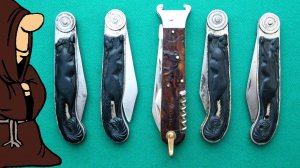 Нож складной охотничий "Зубры" СССР завода Заря, с.Давыдково / USSR knife collection