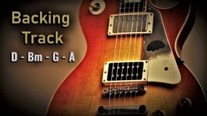 Pop Rock BACKING TRACK D Major | D Bm G A | 80 BPM | Guitar Backing Track
