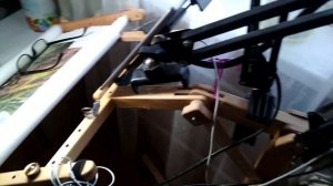 Напольный станок для вышивки от Арабеска"Фламинго". Переделанный под себя #станокдлявышивки #вышивк