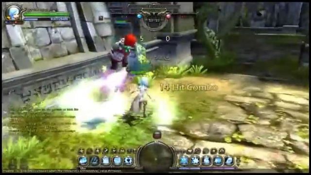 Dragon Nest - Elemental Lord Infinite Wall Combo смотреть онлайн