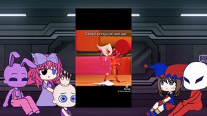 ?Реакция удивительный цифровой цирк на тик ток?/?Amazing didgital circus react?/?гача лайф?