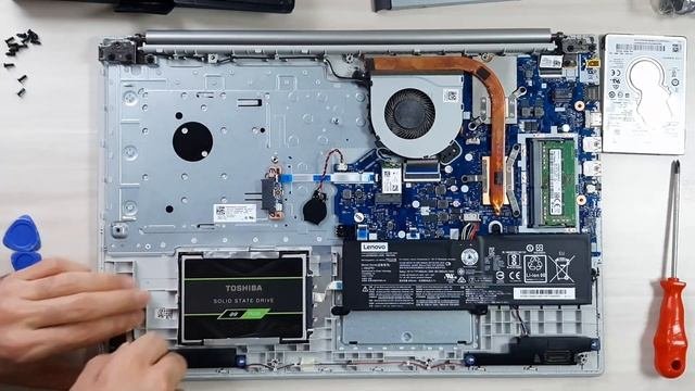 Lenovo İdeapad 320 Laptop SSD Takmak Ve HDD 'yi Depolama Olarak Kullanmak | #nasılyapılır