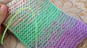 ВЯЗАНИЕ С ГРАДИЕНТОМ (переходом цвета). Как связать градиент спицами. Вязание разными нитками.